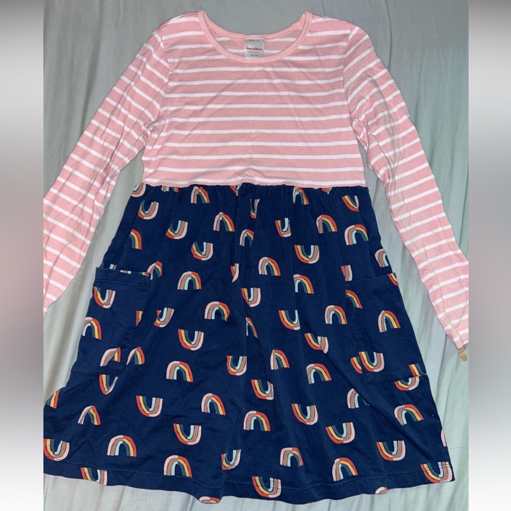 Hanna Andersson Long Sleeve Raglan A-Line Dress